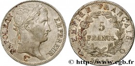 PREMIER EMPIRE / FIRST FRENCH EMPIRE
Type : 5 francs Napoléon Empereur, Empire français 
Date : 1811 
Mint name / Town : Perpignan 
Quantity minted : ...