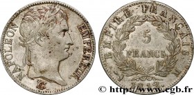PREMIER EMPIRE / FIRST FRENCH EMPIRE
Type : 5 francs Napoléon Empereur, Empire français 
Date : 1812 
Mint name / Town : Toulouse 
Quantity minted : 1...