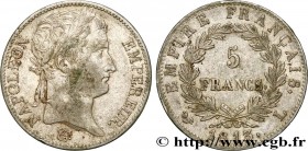 PREMIER EMPIRE / FIRST FRENCH EMPIRE
Type : 5 francs Napoléon Empereur, Empire français 
Date : 1813 
Mint name / Town : Bayonne 
Quantity minted : 11...