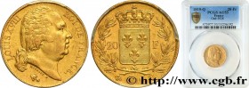 LOUIS XVIII
Type : 20 francs or Louis XVIII, tête nue 
Date : 1819 
Mint name / Town : Perpignan 
Quantity minted : 33.616 
Metal : gold 
Diameter : 2...