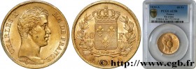 CHARLES X
Type : 40 francs or Charles X, 2e type 
Date : 1830 
Mint name / Town : Paris 
Quantity minted : 380612 
Metal : gold 
Millesimal fineness :...