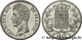 CHARLES X
Type : 5 francs Charles X, 1er type 
Date : 1826 
Mint name / Town : Paris 
Quantity minted : 7.168.865 
Metal : silver 
Millesimal fineness...