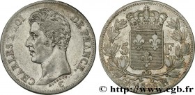 CHARLES X
Type : 5 francs Charles X, 1er type 
Date : 1826 
Mint name / Town : La Rochelle 
Quantity minted : 571644 
Metal : silver 
Millesimal finen...