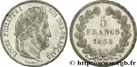 LOUIS-PHILIPPE I
Type : 5 francs IIe type Domard 
Date : 1835 
Mint name / Town : Rouen 
Quantity minted : 2792050 
Metal : silver 
Millesimal finenes...