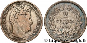 LOUIS-PHILIPPE I
Type : 2 francs Louis-Philippe 
Date : 1834 
Mint name / Town : Limoges 
Quantity minted : 34165 
Metal : silver 
Millesimal fineness...
