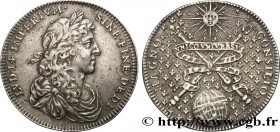 CONSEIL DU ROI / KING'S COUNCIL
Type : Louis XIV 
Date : 1661 
Metal : silver 
Diameter : 27,5  mm
Orientation dies : 6  h.
Weight : 8,39  g.
Edge : l...