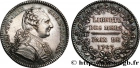 AMERICA (FRENCH COLONIES OF)
Type : Liberté des Mers - Traité de Paris 
Date : 1783 
Metal : silver 
Diameter : 30,5  mm
Orientation dies : 6  h.
Weig...