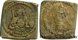 CHARLES QUINT
Type : Poids monétaire pour le florin karolus d’or 
Date : n.d. 
Metal : brass 
Diameter : 16  mm
Orientation dies : 12  h.
Weight : 2,8...