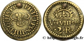 SPAIN (KINGDOM OF) - MONETARY WEIGHT - PHILIP IV OF SPAIN
Type : Poids monétaire pour la pièce de deux réals 
Date : (XVIIe-XVIIIe siècles) 
Date : n....
