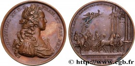 LOUIS XV THE BELOVED
Type : Médaille, Entrée de l’Infante à Paris 
Date : 1722 
Metal : bronze 
Diameter : 40,5  mm
Weight : 36,93  g.
Edge : lisse 
P...