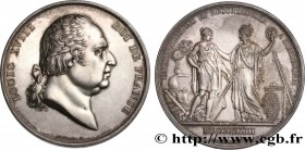 LOUIS XVIII
Type : Médaille pour l’industrie, Encouragements et récompenses 
Date : 1823 
Mint name / Town : 75 - Paris 
Metal : silver 
Diameter : 56...