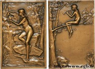 ART, PAINTING AND SCULPTURE
Type : Plaque, Femme à la source 
Date : n.d. 
Metal : bronze 
Diameter : 63  mm
Engraver : Prud'homme 
Weight : 75,36  g....