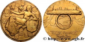IV REPUBLIC
Type : Médaille, Compagnie Transatlantique, Île-de-France 
Date : 1949 
Mint name / Town : 75 - Paris 
Metal : bronze 
Diameter : 53,5  mm...