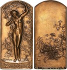 ART, PAINTING AND SCULPTURE
Type : Plaque, FLore, refrappe 
Date : 1980 
Mint name / Town : Monnaie de Paris 
Metal : bronze 
Diameter : 74,5  mm
Weig...
