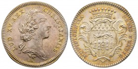 Jeton, Louis XV, Christianiss Munificentia Urbis , AG 9.28 g.
TTB-SUP