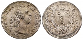Jeton, ND, Louis XV, Ville d'Angers, AG 7.92 g.
F. 8532
Superbe