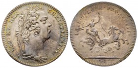 Jeton, Louis XV, LATE CVNCTA PROFVNDIT, AG 5 g.
F. 13202
TTB