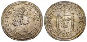 Jeton , Louis XV, Nuremberg, AG 2.91 g.
F. 13280
TTB