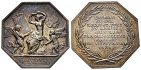 Jeton Octagonal, Charles X 1824-1830, 1830, Manufactures de St. Gobain, Chauny et Cirey, AG 16.23 g. 32 mm poinçon Corne
FDC. Conservatiuon exceptionn...