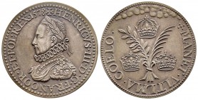 Médaille, Henri III, réfrappe, Médaille, Manet Ultima Coelo, AG 18.06 g.
Avers : HENRICVS. III. D. G. FRANCORV. ET. POL. REX. 1578. Buste lauré, drapé...