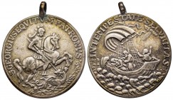 Maria Theresia (1740–1780) , Médaille, Cuivre 14.36 g.
Avers : S:GEORGIVS EQVITVM PATRONVS 
Revers : IN TEMPESTATE SECURITAS
TTB