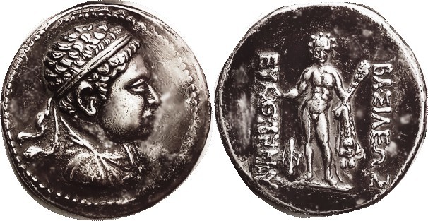 BAKTRIA, Euthydemos II, 190-171 BC, Tet., Diademed bust r/Herakles stg, S7536 (£...