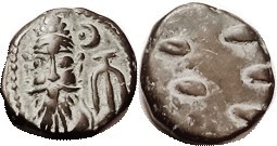 ELYMAIS, Orodes II, Æ Drachm, GIC-5905, Facg bust/ dashes, Nice VF, highlighted ...