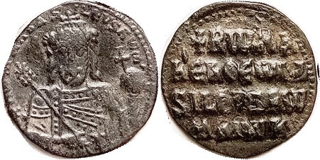 ROMANUS I, Follis, S1760, Facg bust/4-line lgnd, AVF, dark olive-brown, obv lgnd...