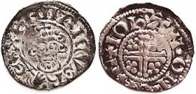 Henry III,1216-72, Short cross Penny, S1354, Canterbury, moneyer IOHAN, VF, rev sl off-ctr, weak strike in parts, portrait visible, good metal with lt...