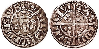 Edward I, 1272-1307, Ar Penny, London, S1385, Nice F-VF, well centered & decentl...