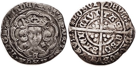 Edward IV, 1st coinage Groat, 1461-70, York mint, E on breast, mm Lis, S2012; F ...