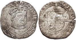 Henry VIII, Posthumous Groat, 1547-51, S2409, York mint, overall F, much lgnd flatness, but portrait quite strong for the grade; good metal with moder...