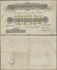 Ceylon: The Government of Ceylon 10 Rupees 1st September 1922, P.12, very popular and rare banknote, still great condition without pinholes, just a fe...