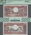 Congo: Banque Centrale des États del'Afrique Centrale - République Populaire du Congo 500 Francs ND(1974), P.2a, PCGS graded 67 PPQ Superb Gem New.
 ...