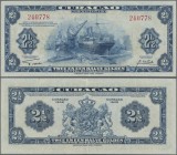 Curacao: Muntbiljet 2 ½ Gulden 1942, P.36, excellent condition with great embossing, just one vertical fold and a few minor spots, otherwise perfect, ...
