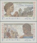 Djibouti: Banque de l'Indochine – DJIBOUTI 100 Francs ND(1946) SPECIMEN, P.19As, tiny dint at upper and lower left, otherwise perfect. Condition: aUNC...
