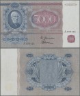 Finland: Finlands Bank 5000 Markkaa ND(1940), P.75 with signatures: Kivialho / Wahlman, very popular banknote in great condition, still crisp paper wi...