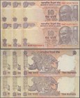 India: set of 6 notes of 10 Rupees replacement banknote P. 95, all in condition: UNC. (6 pcs)
 [plus 19 % VAT]
Knocked down to the highest bid!