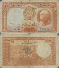 Iran: Bank Melli Iran 20 Rials with purple date stamp SH1320 on back, P.34Ae, margin splits and tiny missing parts at upper and lower margin, small te...