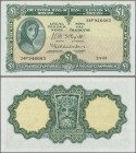 Ireland: Central Bank of Ireland 1 Pound September 2nd 1959, P.57d for type but this one with black serial number and date in almost perfect condition...