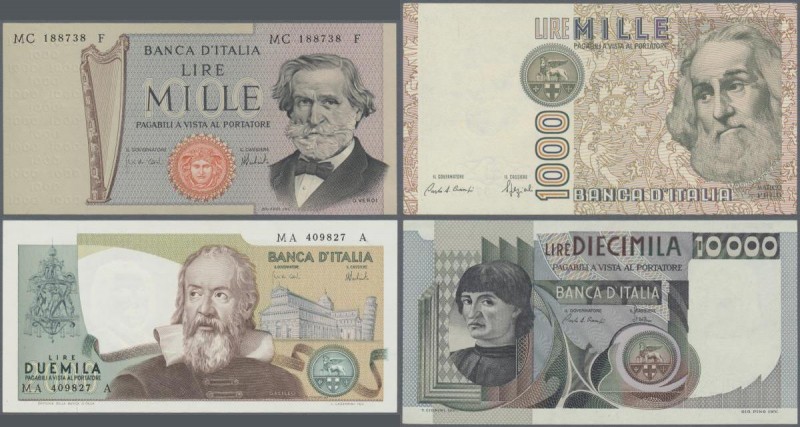 Italy: set of 27 notes containing 13x 1000 Lire P. 101, 1x 1000 Lire P. 109, 4x ...