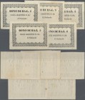 Italy: set of 5 notes ”BONO DI BAJ.” Piazza Argentina N. 29, remainder without signature, uniface print, not dated, in the values 1, 3, 4, 5 & 6, all ...