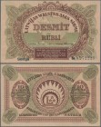 Latvia: Latvian Government Currency Note 10 Rubli 1919, Serija ”BA” and signatures: Erhards & Vanags, P.4b, excellent condition with vertical fold at ...