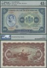 Luxembourg: Grand-Duché de Luxembourg 100 Francs ND(1944), P.47, great original shape with a few soft bends only, PMG graded 45 Choice Extremely Fine ...