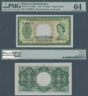 Malaya & British Borneo: 5 Dollars 1953 P. 2a, PMG graded 64 Choice Uncirculated.
 [taxed under margin system]