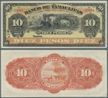 Mexico: El Banco de Tamaulipas 10 Pesos ND remainder P. S430r, very minor corner bend, otherwise perfect, condition: aUNC.
 [taxed under margin syste...