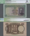 Portugal: Banco de Portugal 100 Escudos 1947, P.159, almost perfect condition and ICG graded 55 Almost UNC.
 [plus 19 % VAT]