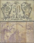 Russia: Central Asia - Semireche Region 50 Rubles 1918, P.S1123 (R. 20608), taped border tears, small hole at center and lightly stained paper, Condit...