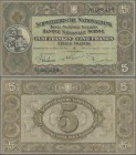 Switzerland: 5 Franken 1st August 1914 with signatures: Hirter / Kundert / Bornhauser, P.11b, one of the first issues of this type 5 Franken notes, ve...