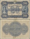 Switzerland: La Caisse Fédérale 20 Francs 10th August 1914, P.21, extraordinary rare and hard to find banknote, still great condition with small repai...
